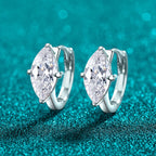 Marquise Hoop Earrings