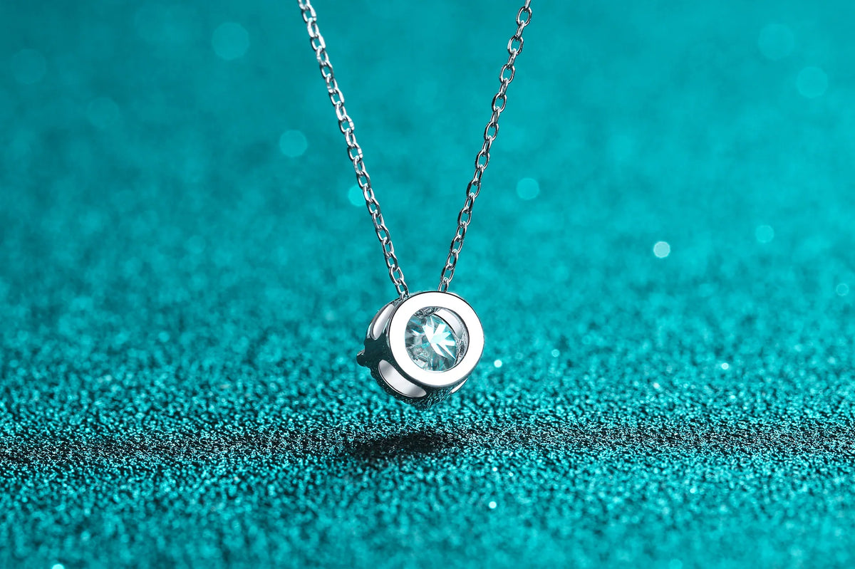 Round Solitaire Pendant