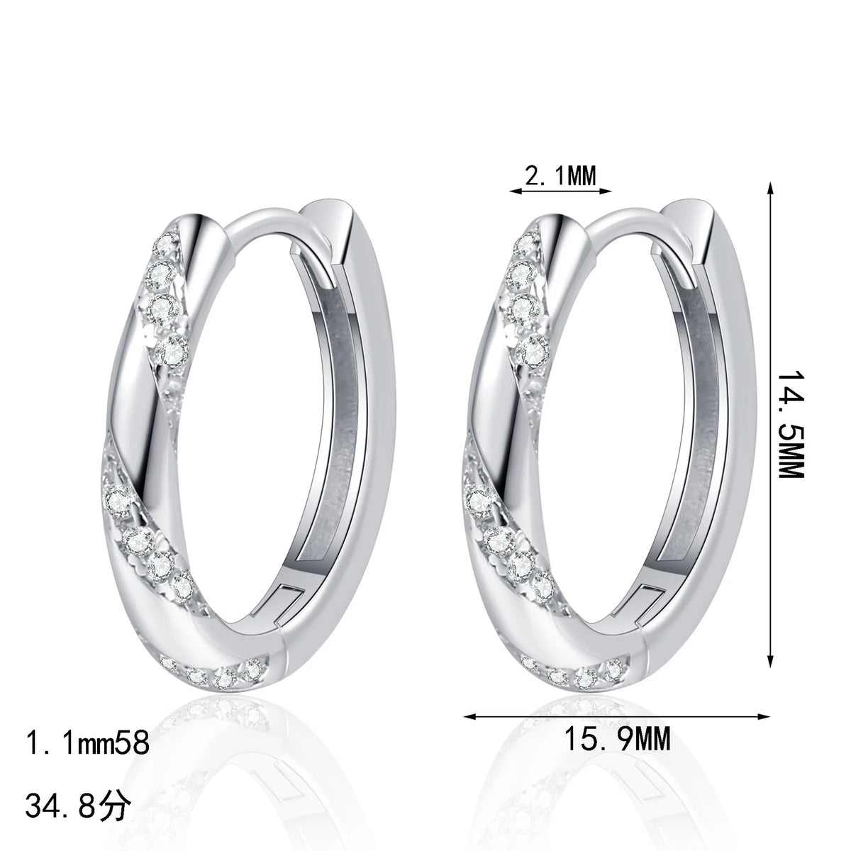 Twisted Hoop Earrings