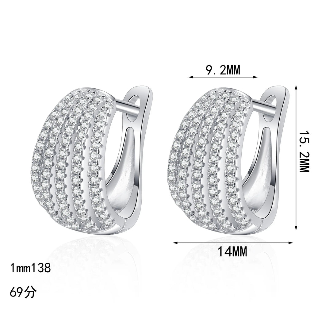 Multi-Row Hoop Earrings