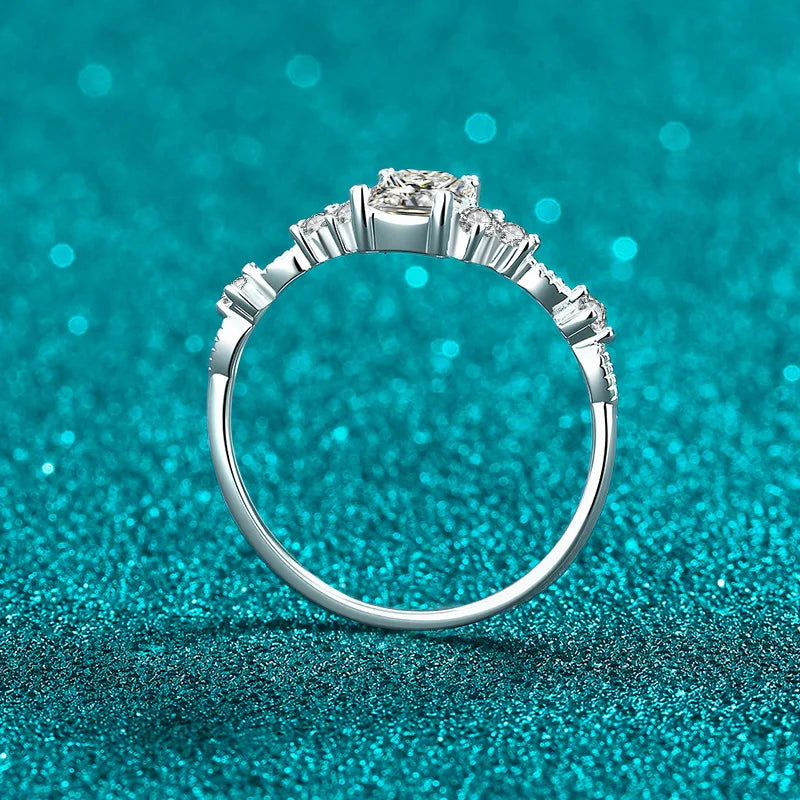 Rectangular Cluster Accent Ring