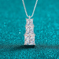 Graduated Square Drop Pendant