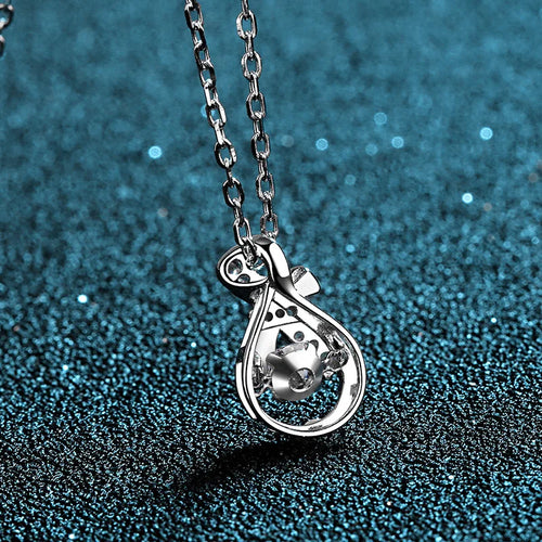 Bow Teardrop Pendant