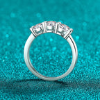 Three-Stone Band Ring