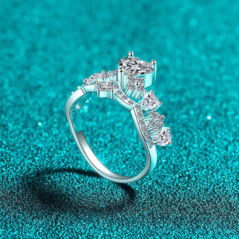 Heart Crown Ring