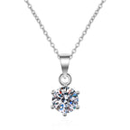 Round Solitaire Pendant