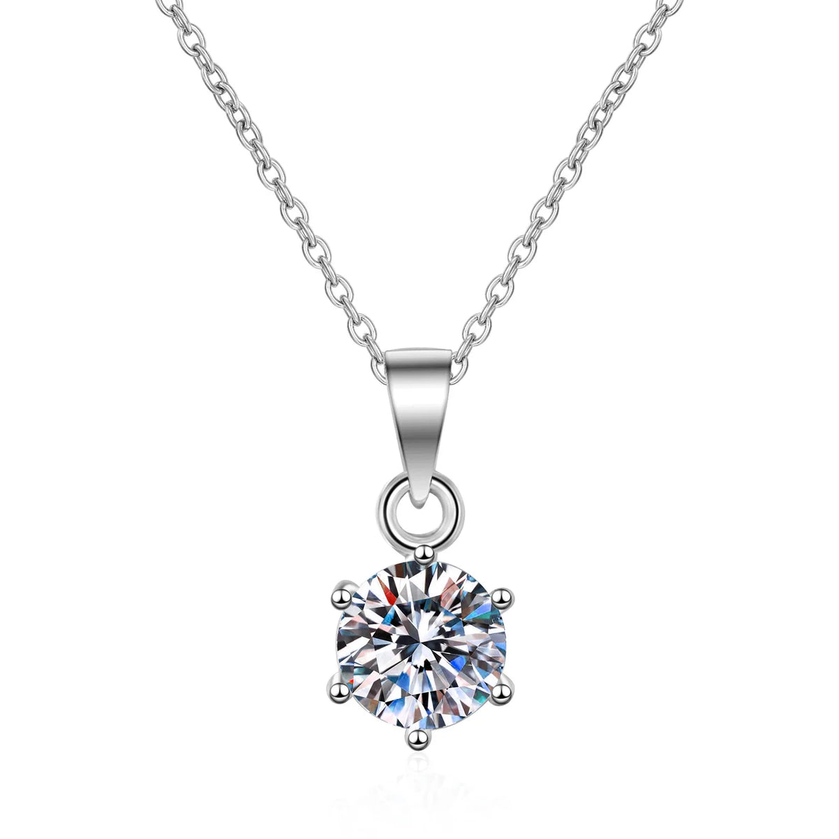Round Solitaire Pendant