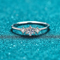 Three-Stone Slim Band Ring
