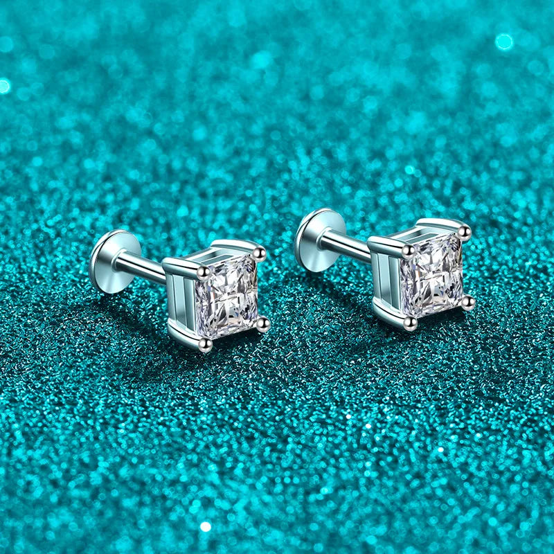 Square Stud Earrings