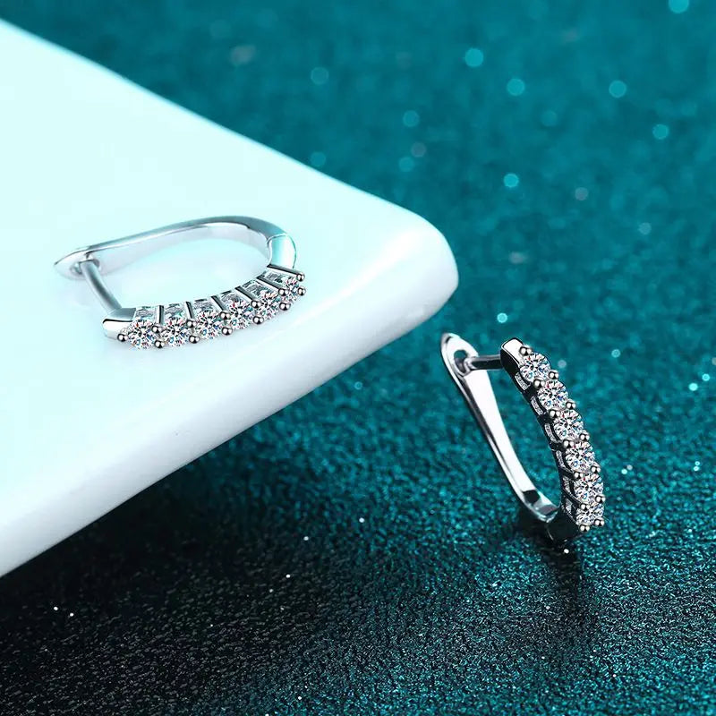 Single-Row Hoop Earrings