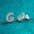 Open-Circle Stud Earrings
