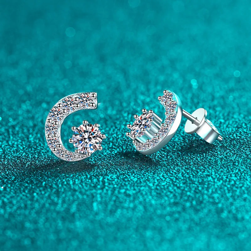 Open-Circle Stud Earrings