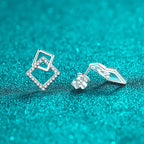 Interlocking Square Earrings