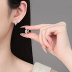 Marquise Hoop Earrings