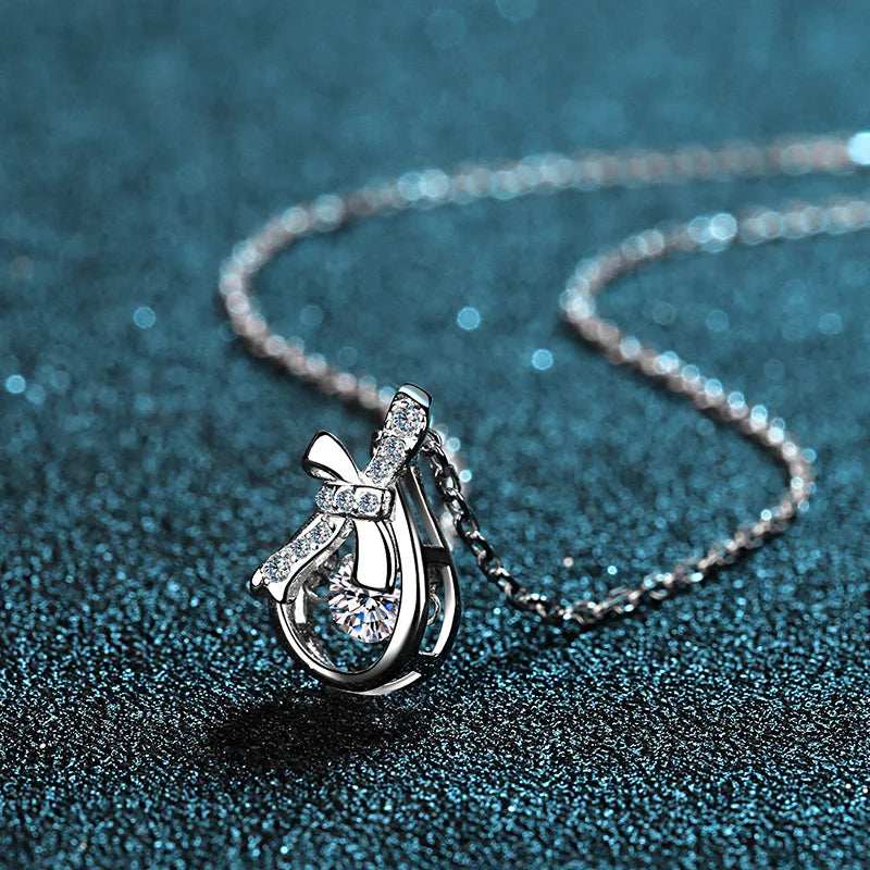 Bow Teardrop Pendant