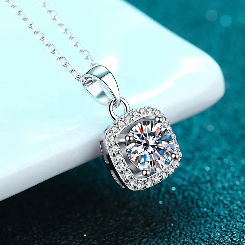 Square Halo Pendant