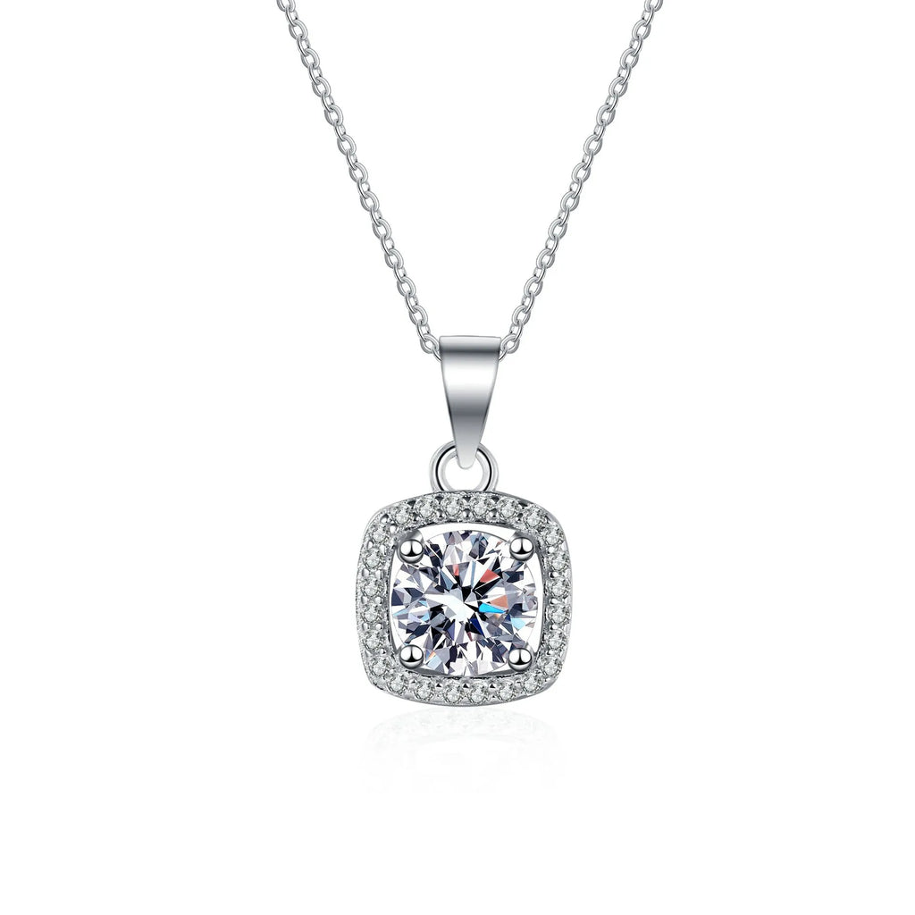 Square Halo Pendant