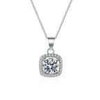 Square Halo Pendant