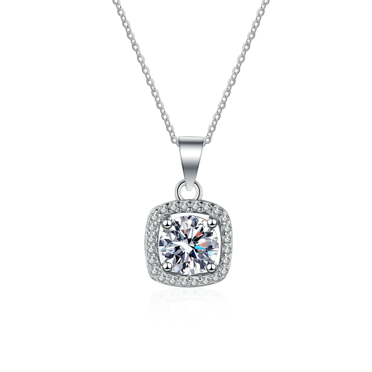 Square Halo Pendant