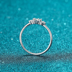 Three-Stone Slim Band Ring