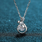 Bow Teardrop Pendant