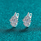 Cluster Hoop Earrings