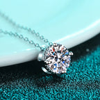 Round Solitaire Pendant