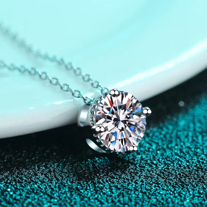 Round Solitaire Pendant