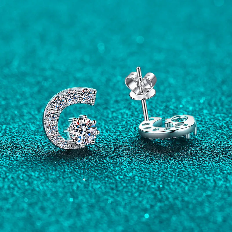 Open-Circle Stud Earrings