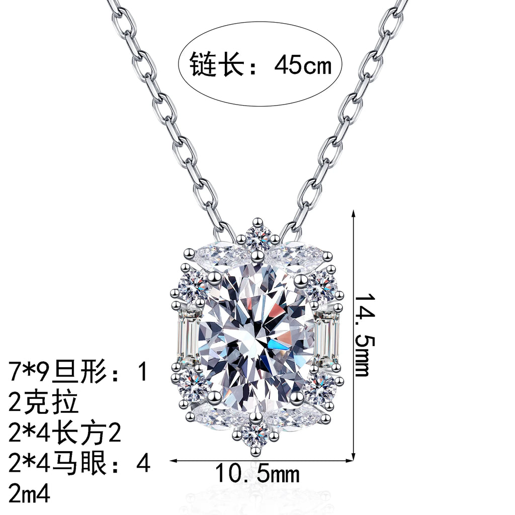 Oval Cluster Pendant