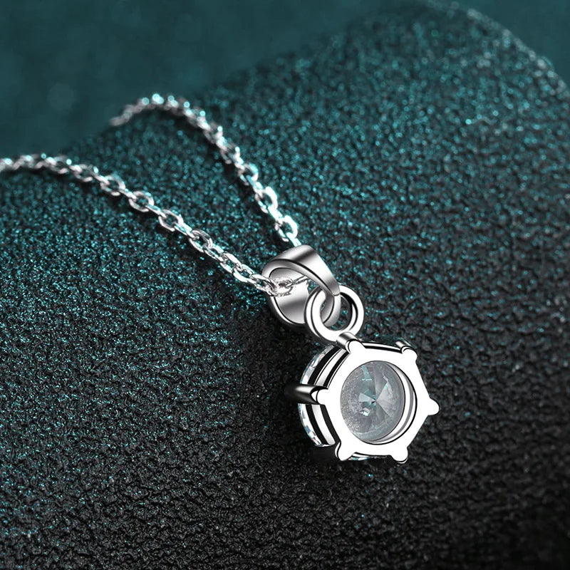 Round Solitaire Pendant
