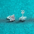 Four-Point Star Stud Earrings